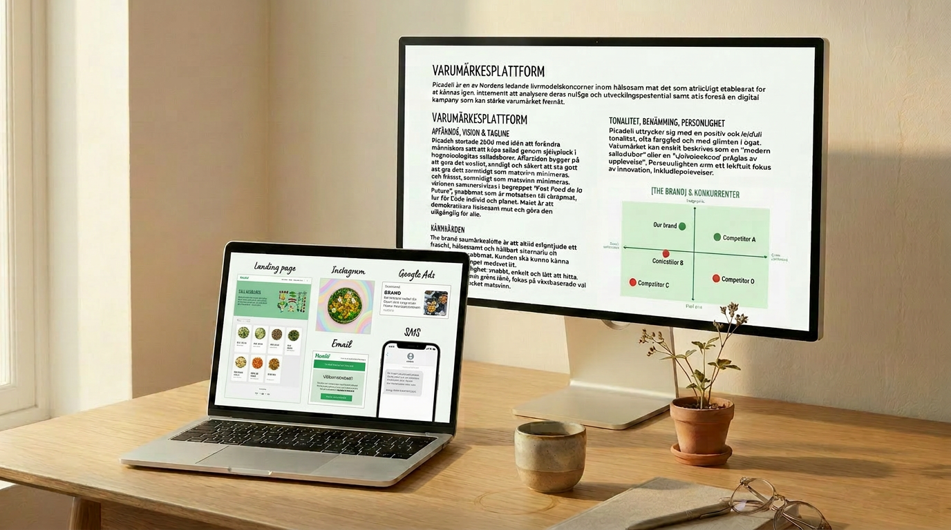 BRAND PLATFORM & DIGITAL CAMPAIGN STRATEGY